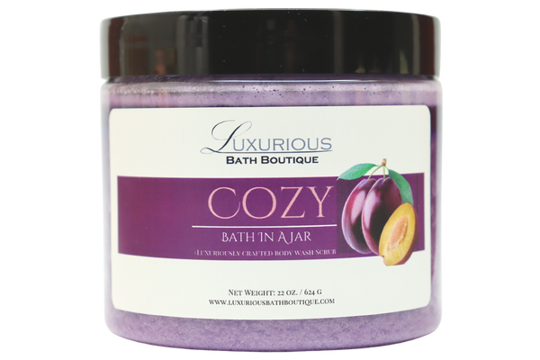 Cozy Bath in a Jar Body Wash Scrub