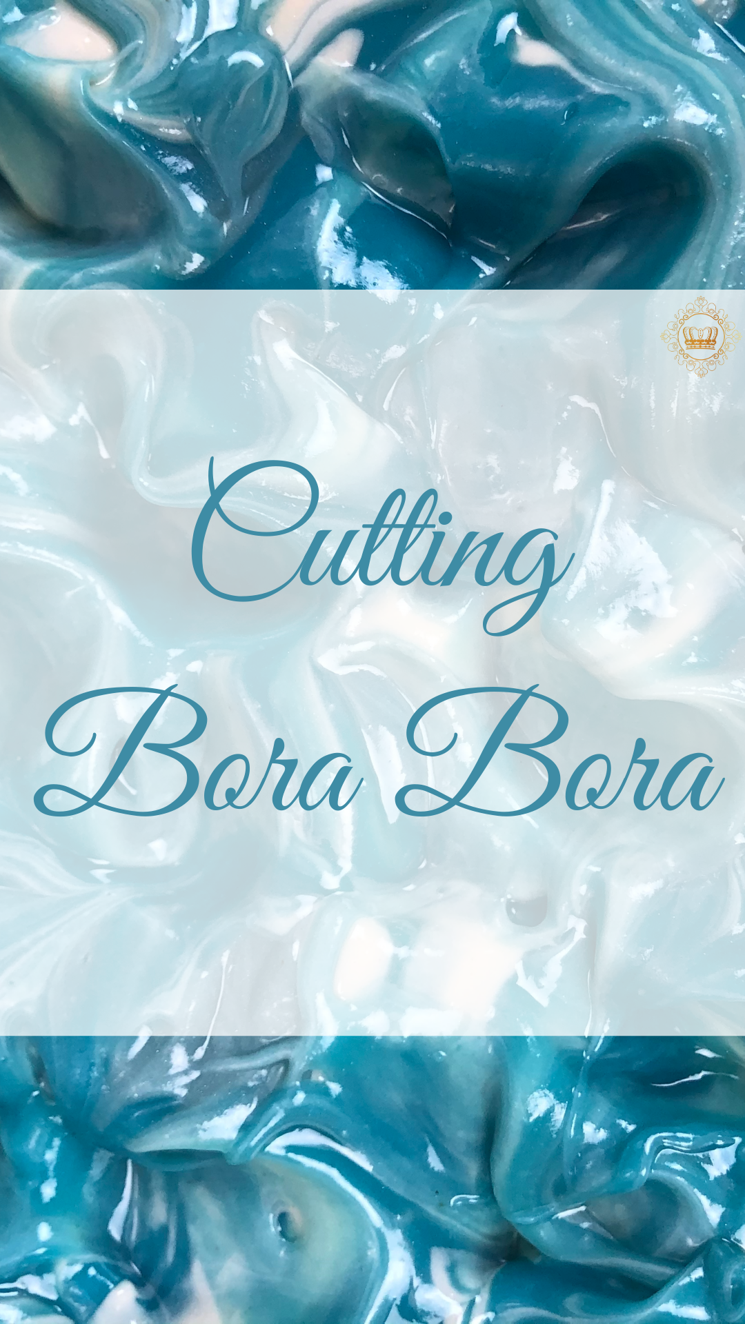 Cutting Bora Bora Soap!