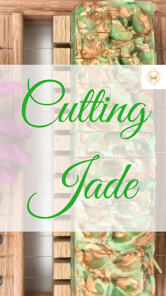 Cutting Jade Goat Milk Soap