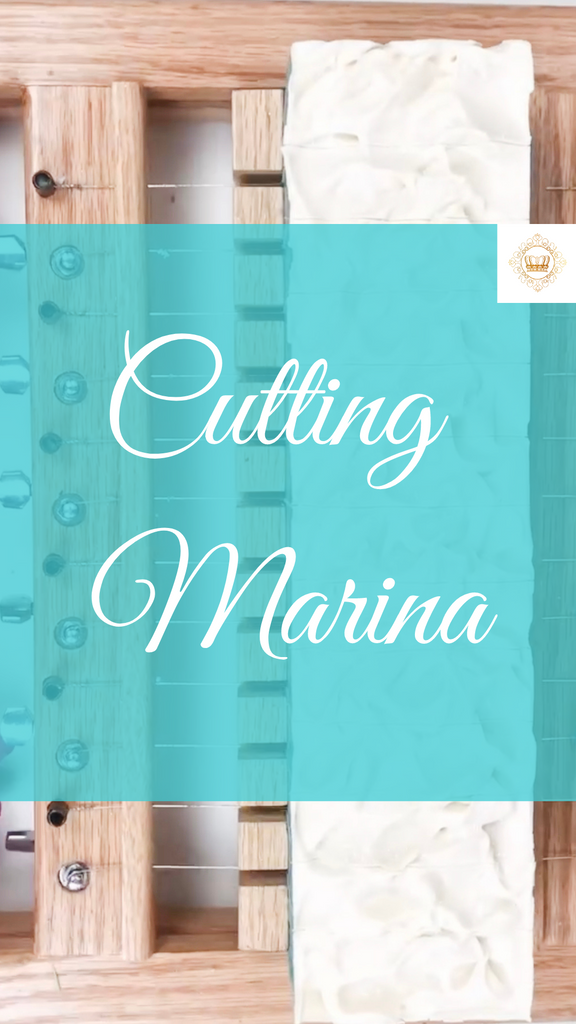 Cutting Marina Goat Milk Soap!