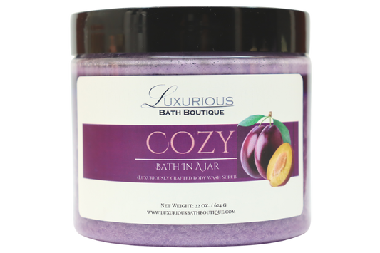 Cozy Bath in a Jar Body Wash Scrub