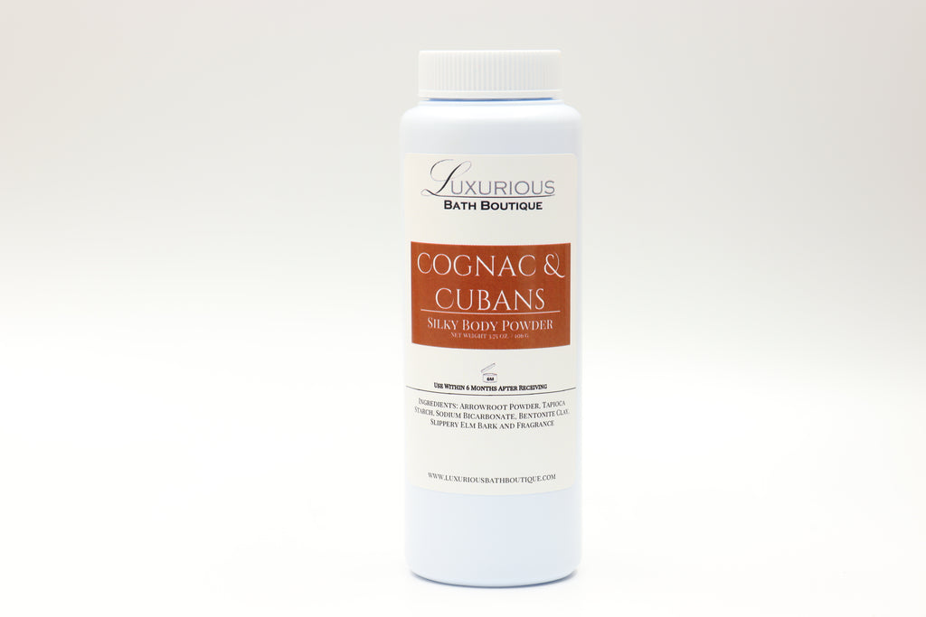 Cognac & Cubans Silky Body Powder