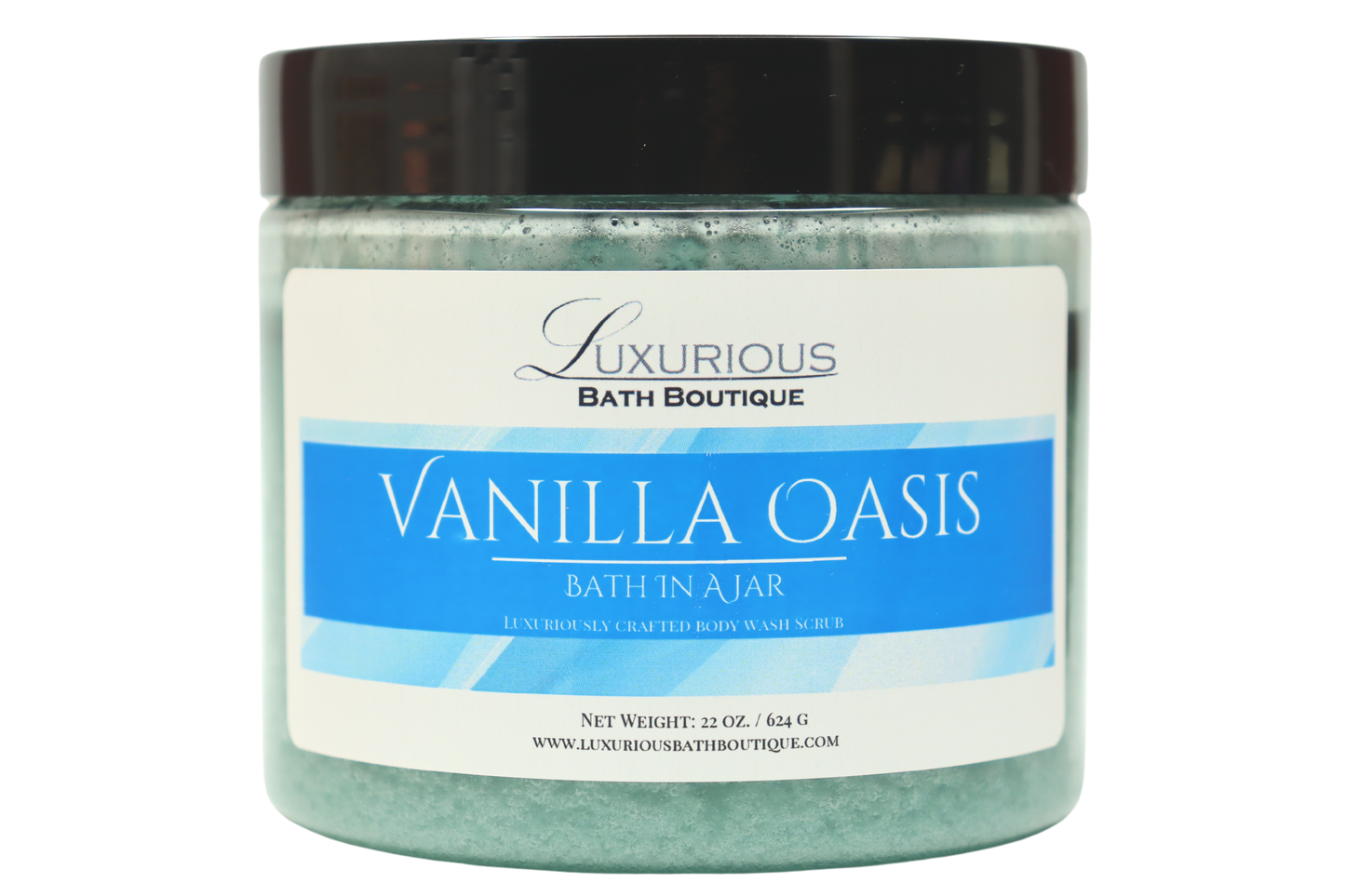 Vanilla Oasis Bath in a Jar Body Wash Scrub