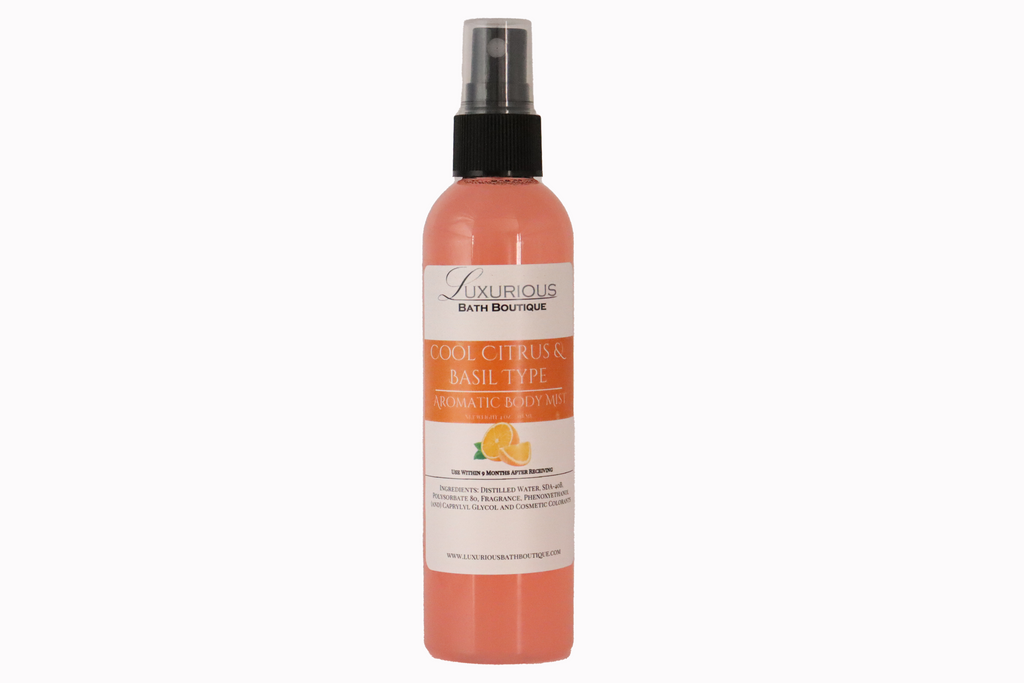 Cool Citrus & Basil Type Aromatic Body Mist